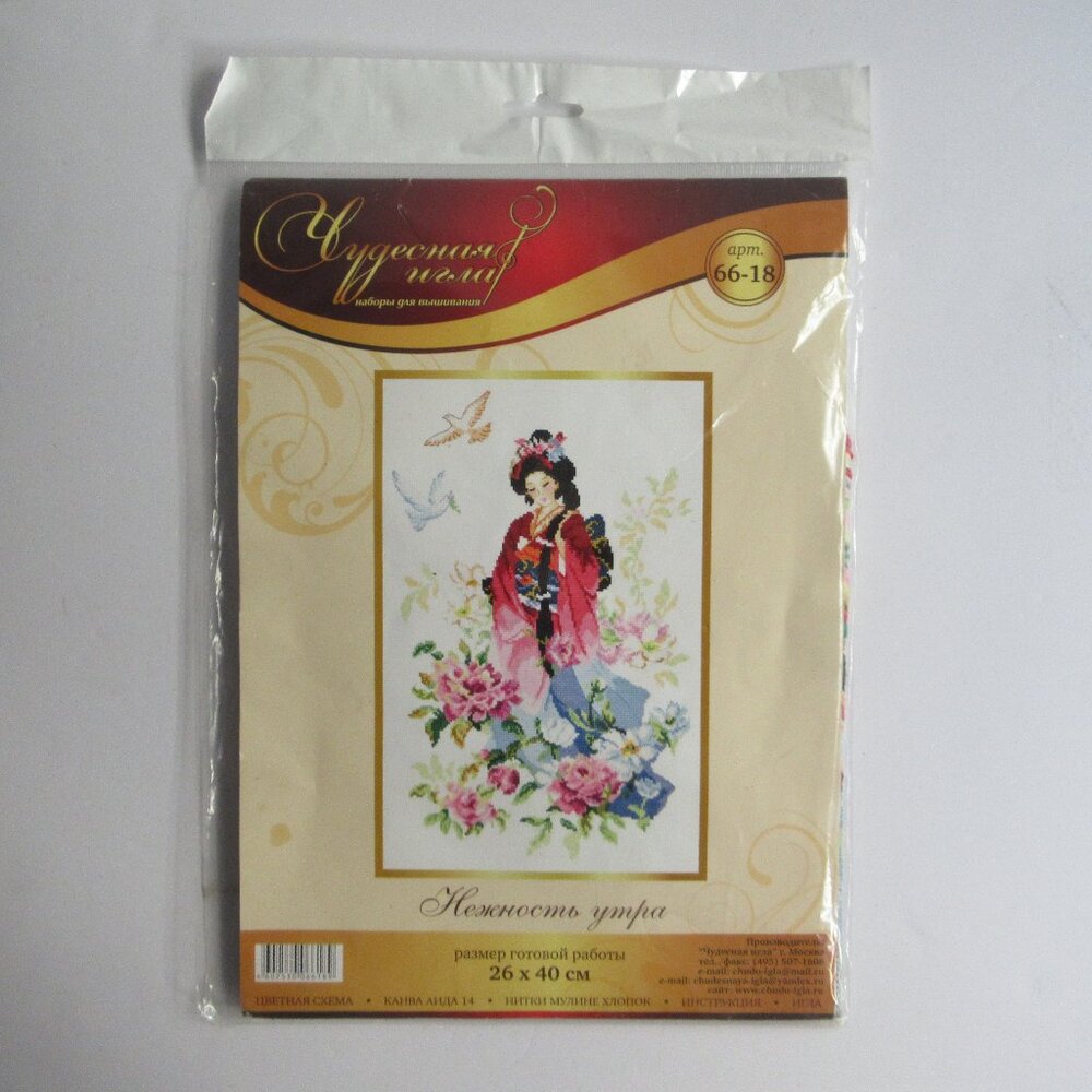 Russian Counted Cross Stitch Kit "Tenderness of the Morning" by Magic Needle